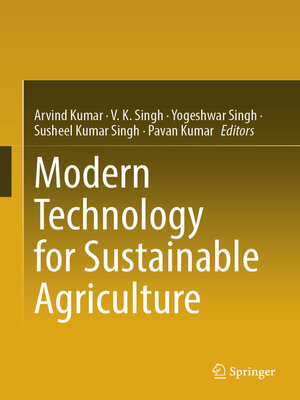 cover image of Modern Technology for Sustainable Agriculture